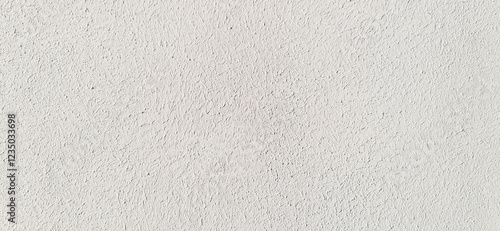 White wall, texture, background. The building wall, painted with water-based paint of white color. Stained, faded surface in white color with paintbrush marks. White but dirty, stained backdrop photo