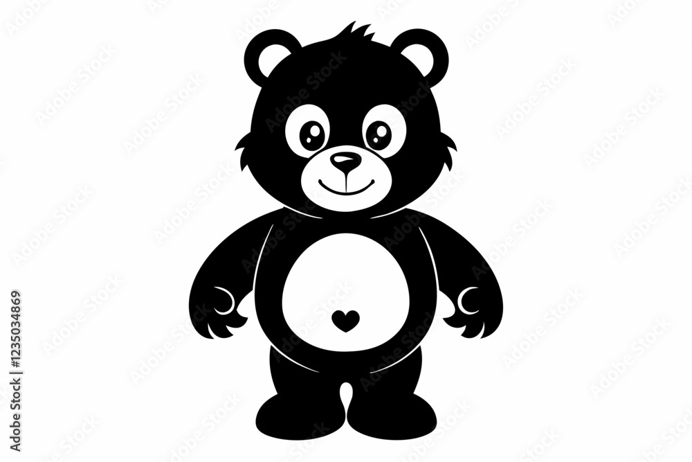 Fototapeta premium care bears silhouette