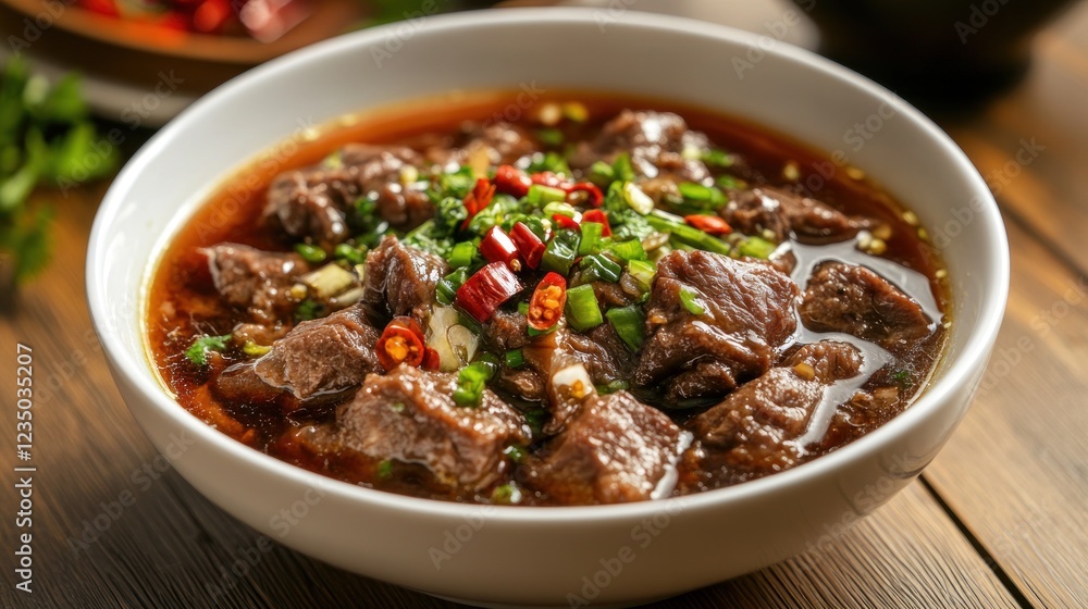 Delectable Braised Beef in a Rich Broth Delectable Braised Beef in a Rich Broth