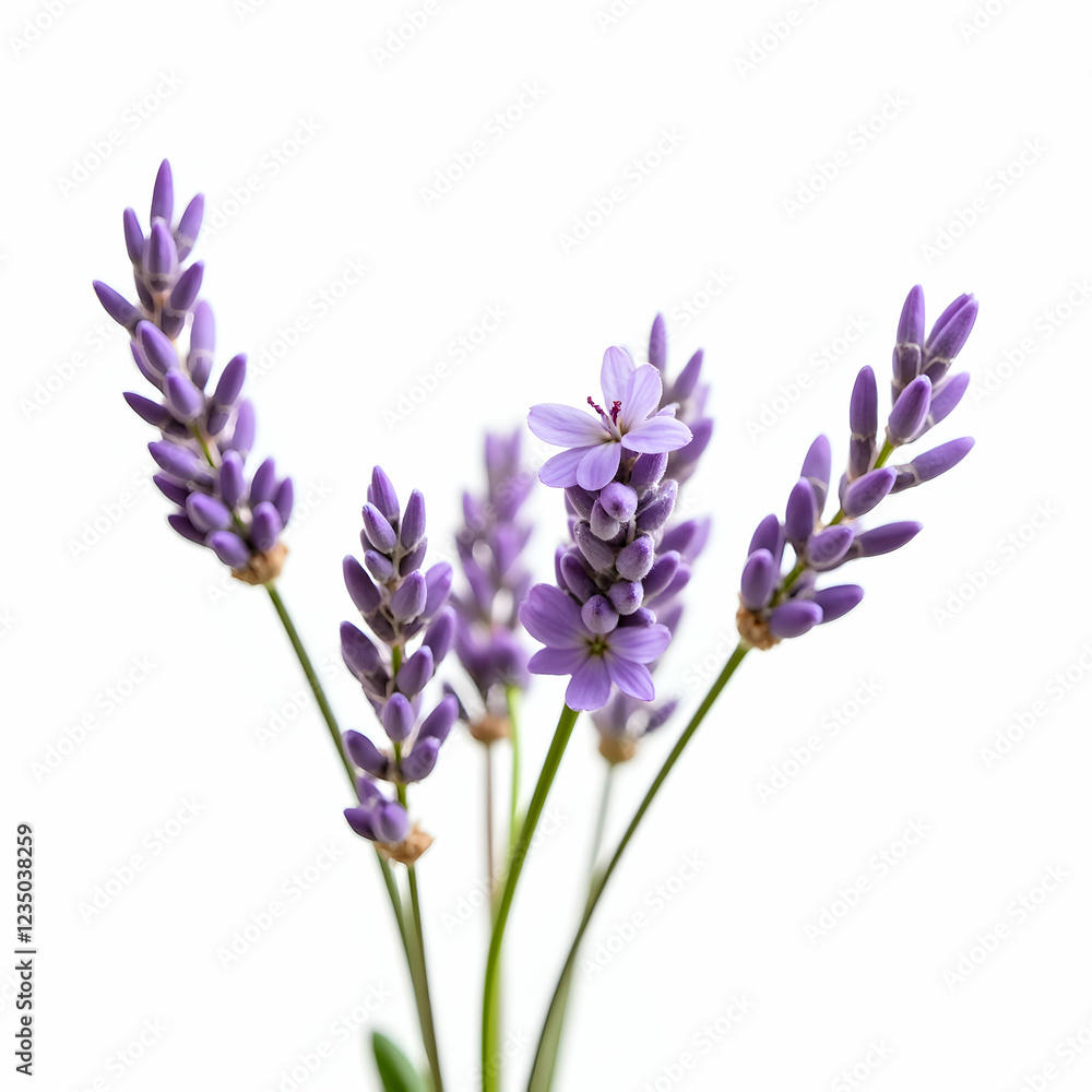 Naklejka premium Lavender Varieties Around the Globe Displaying Fragrant Blooms