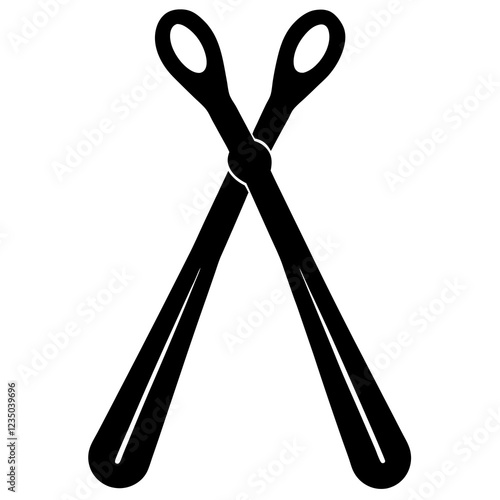  silhouette vector of various knives and sharp tools, scissors tool vector illustration	