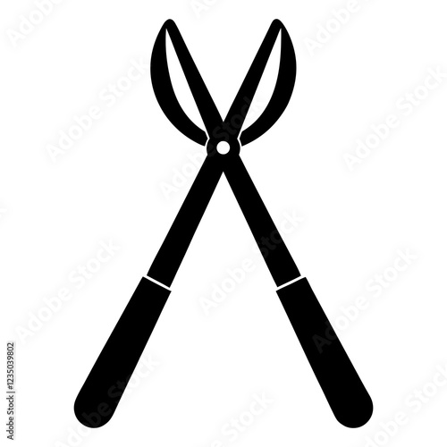  silhouette vector of various knives and sharp tools, scissors tool vector illustration	