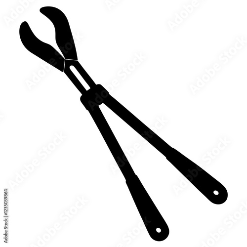  silhouette vector of various knives and sharp tools, scissors tool vector illustration	