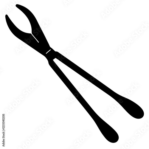  silhouette vector of various knives and sharp tools, scissors tool vector illustration	