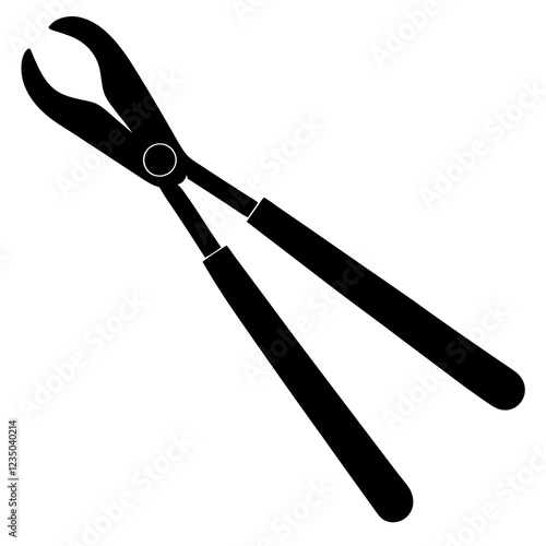  silhouette vector of various knives and sharp tools, scissors tool vector illustration	