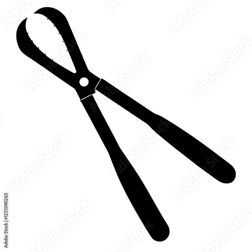  silhouette vector of various knives and sharp tools, scissors tool vector illustration	