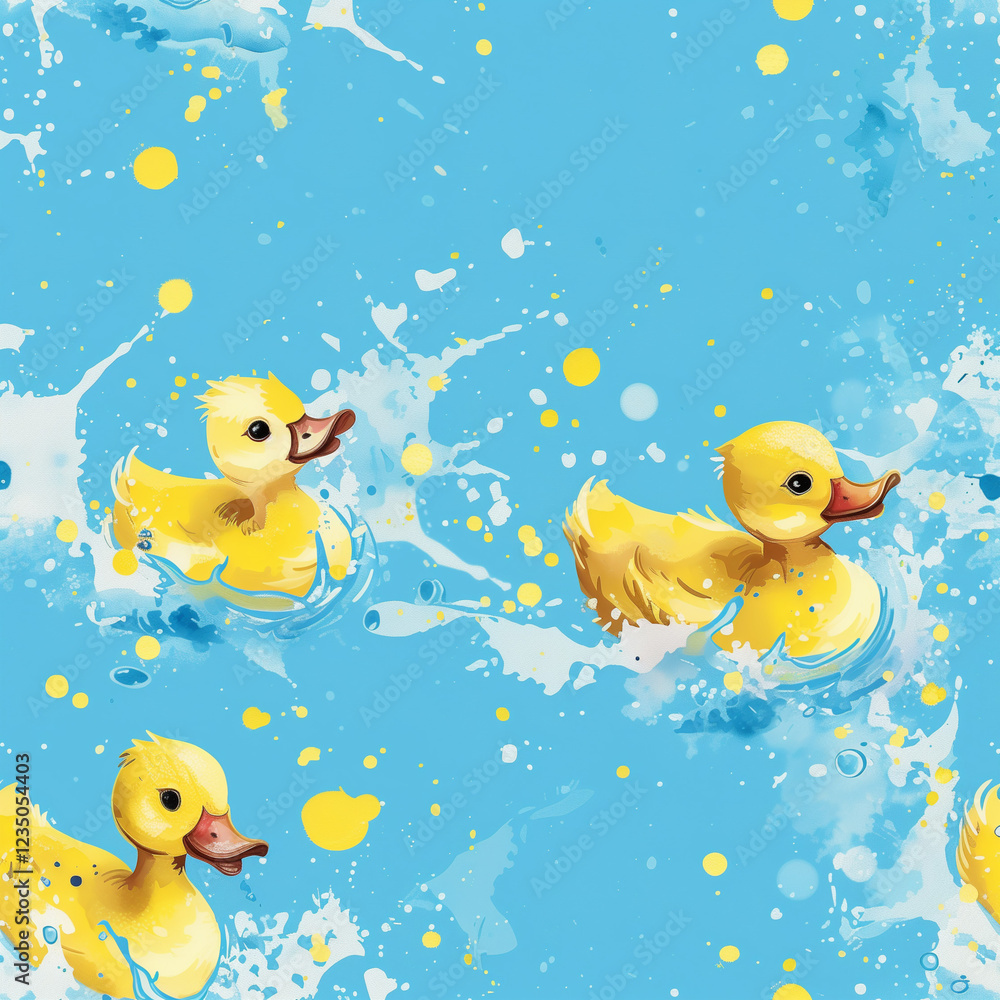 blue background for your phone with yellow painted ducks blue background for your phone with yellow painted ducks