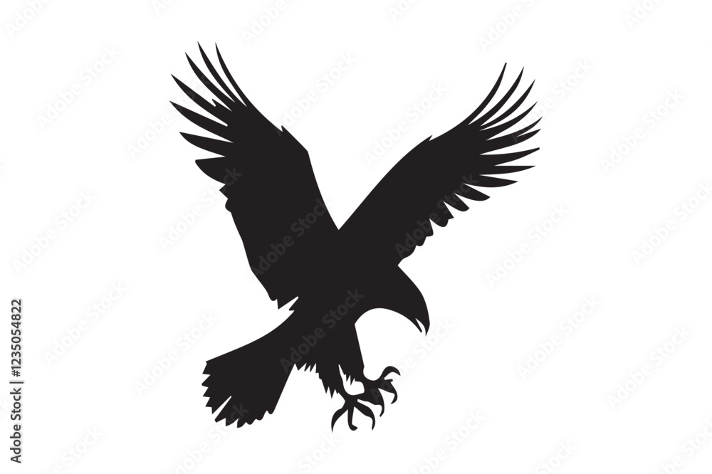 Obraz premium Bird with Vector Line Art (4).eps