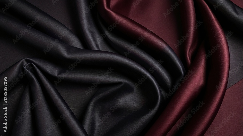 Fototapeta premium Free Photo Abstract background wallpaper. green silk fabric, very soft and smooth, flowing in the wind. Luxury Shiny delicate fabric material