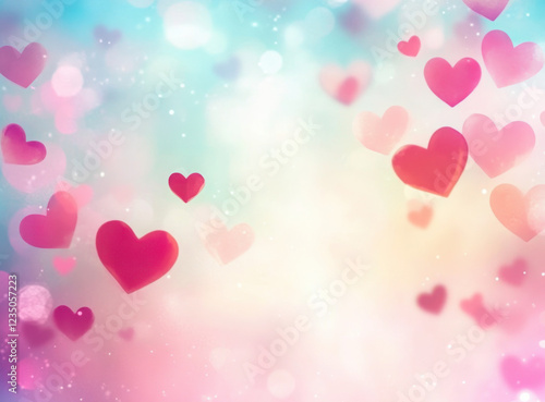 Valentine day holiday background illustration.