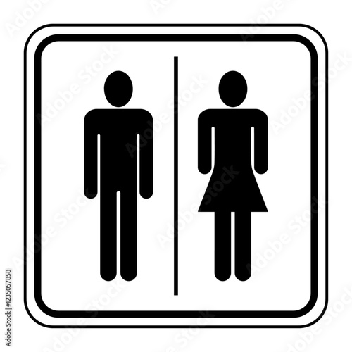 Logo toilettes.
