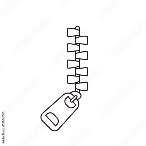 zipper zip vector symbol illustration