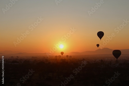 Wallpaper Mural Flying during sunrise  Torontodigital.ca