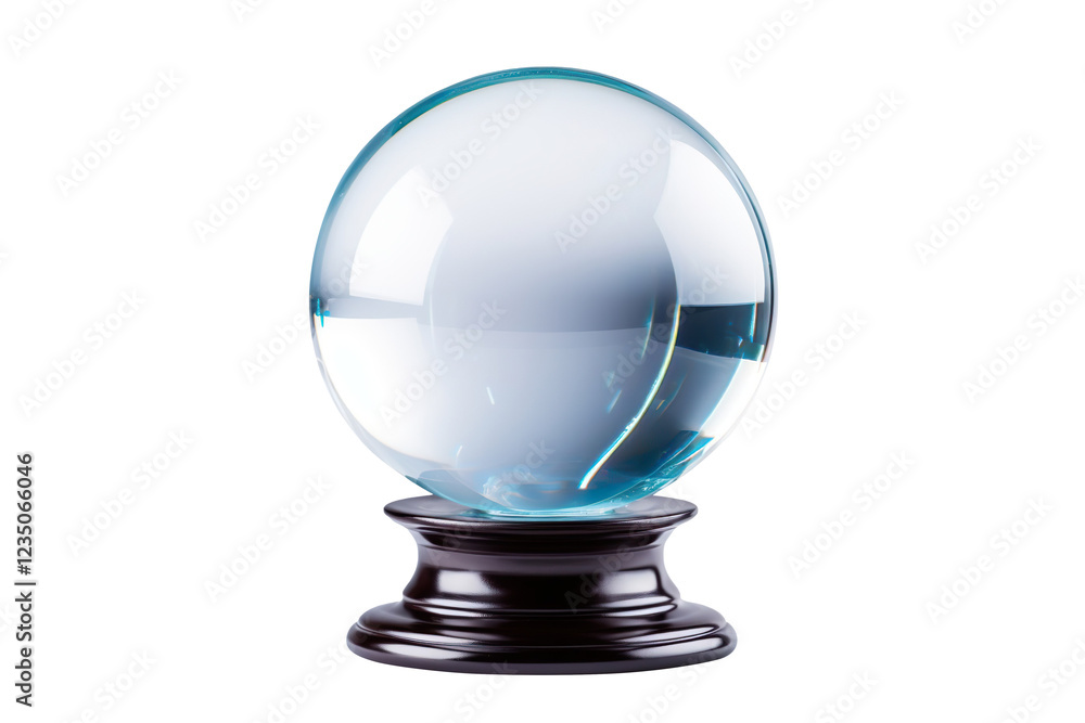 crystal ball isolated on transparent background crystal ball isolated on transparent background