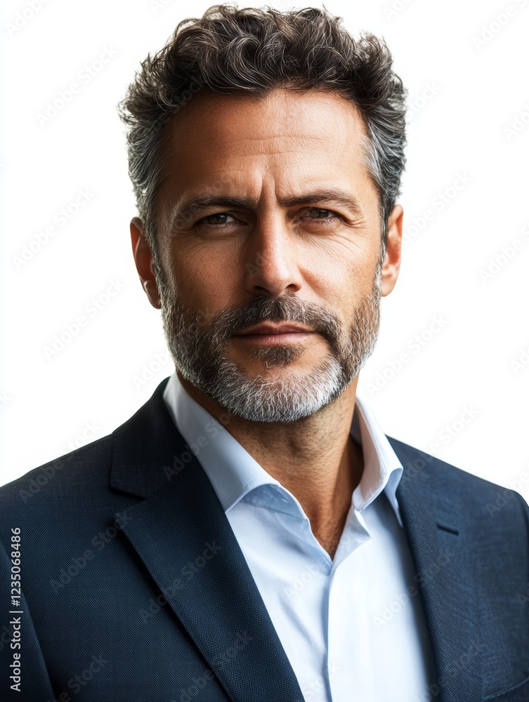 Confident Mature Business Leader for Marketing Campaigns Confident Mature Business Leader for Marketing Campaigns