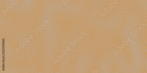 Grey curve line color background topography contour map relief land texture art, abstract contour line style geodesy geographic mountain topography vintage outdoors style seamless pattern background.
