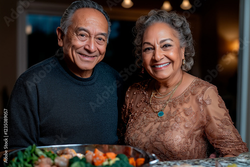 Seniors cooking with authentic cookware, embracing generations-old recipes, symbolizing family history, cultural pride, and the importance of passing traditions to future generations.