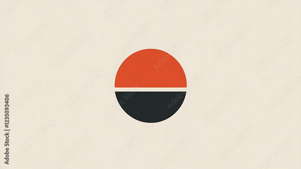 Naklejka premium A Simple Monogram Logo with Clean Lines and a Minimalist Aesthetic for a Timeless Design