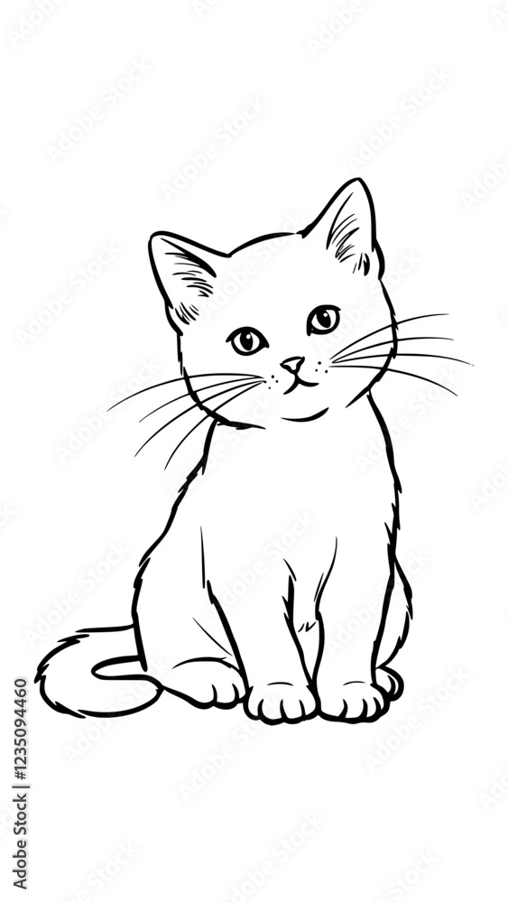 vector illustration of a cat vector illustration of a cat