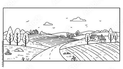 farm in the countryside