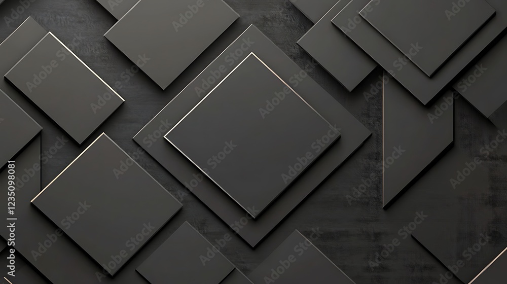 Abstract Black Square And Diamond Pattern Design Abstract Black Square And Diamond Pattern Design