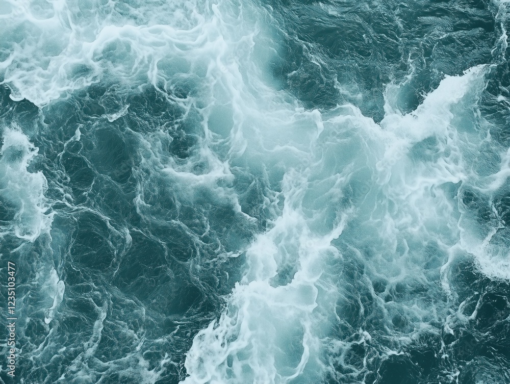 Fototapeta premium A large body of water with a lot of waves