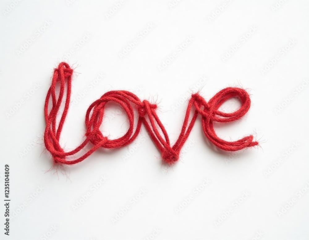 Red yarn spelling Red yarn spelling