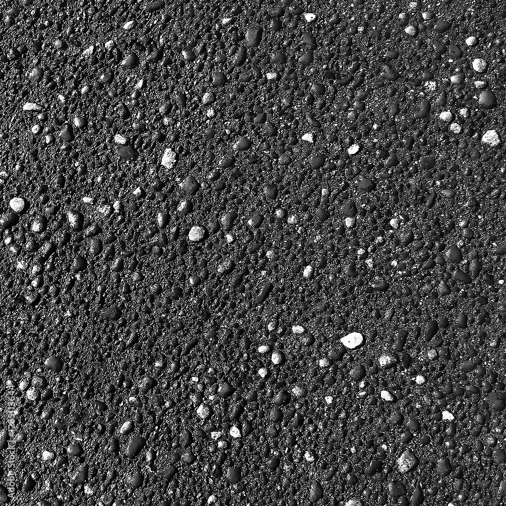 asphalt texture, black earth texture, volcanic earth texture, for visualization, generative AI