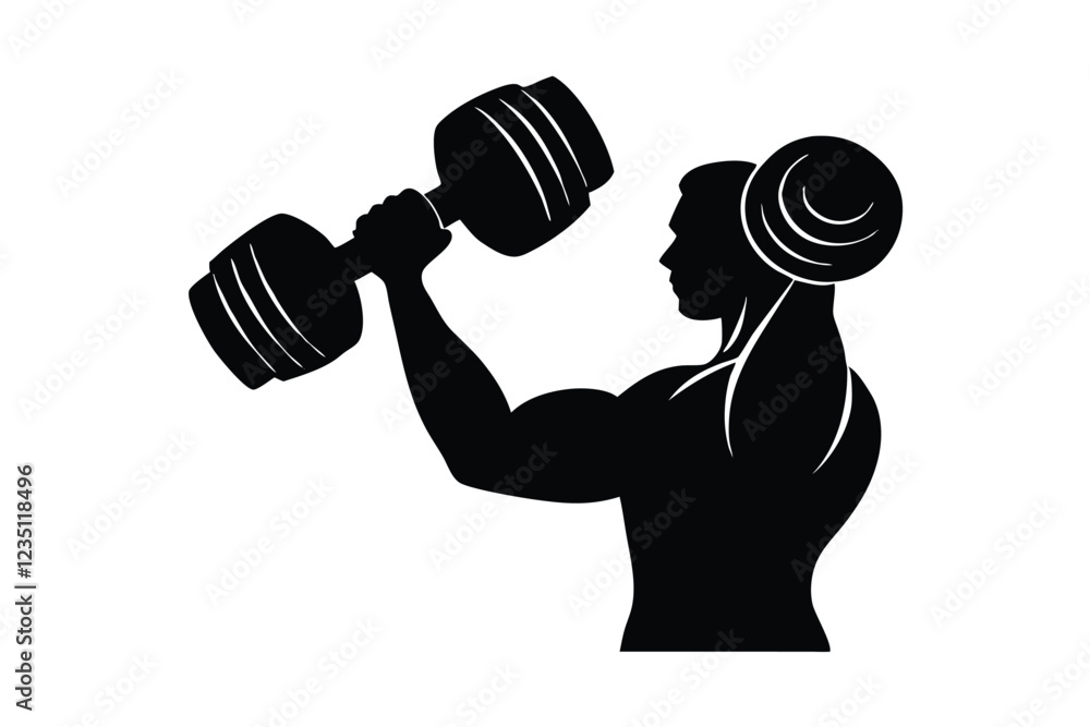 illustration of a person lifting weights illustration of a person lifting weights