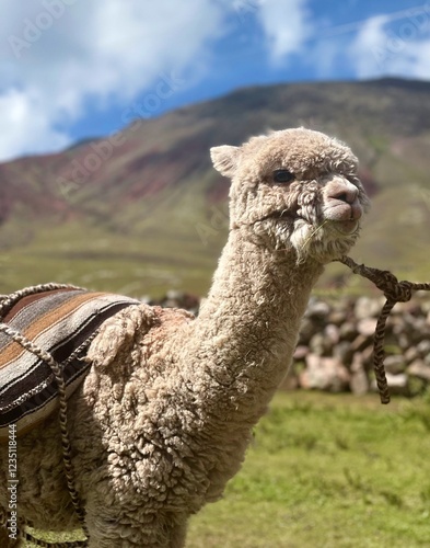 Wallpaper Mural Alpaca in Peru Torontodigital.ca