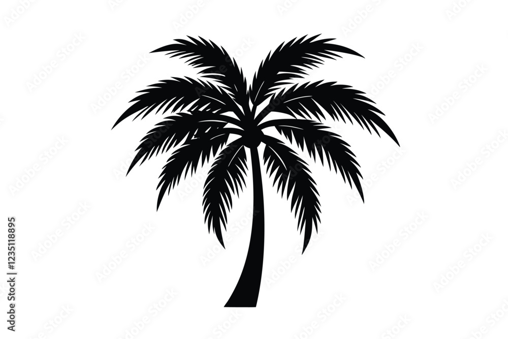 Obraz premium palm tree silhouette