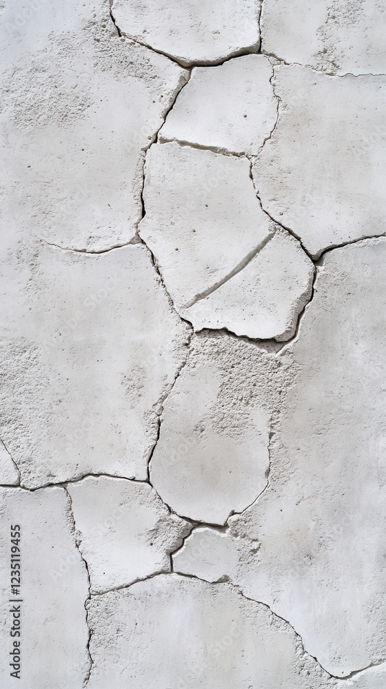 Obraz premium Cracked concrete wall texture for background or design