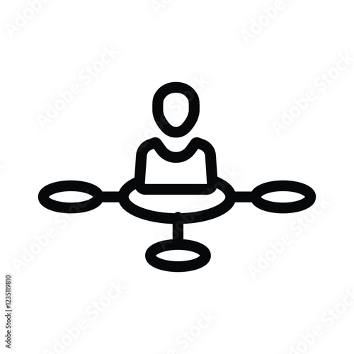 Business decision making icon