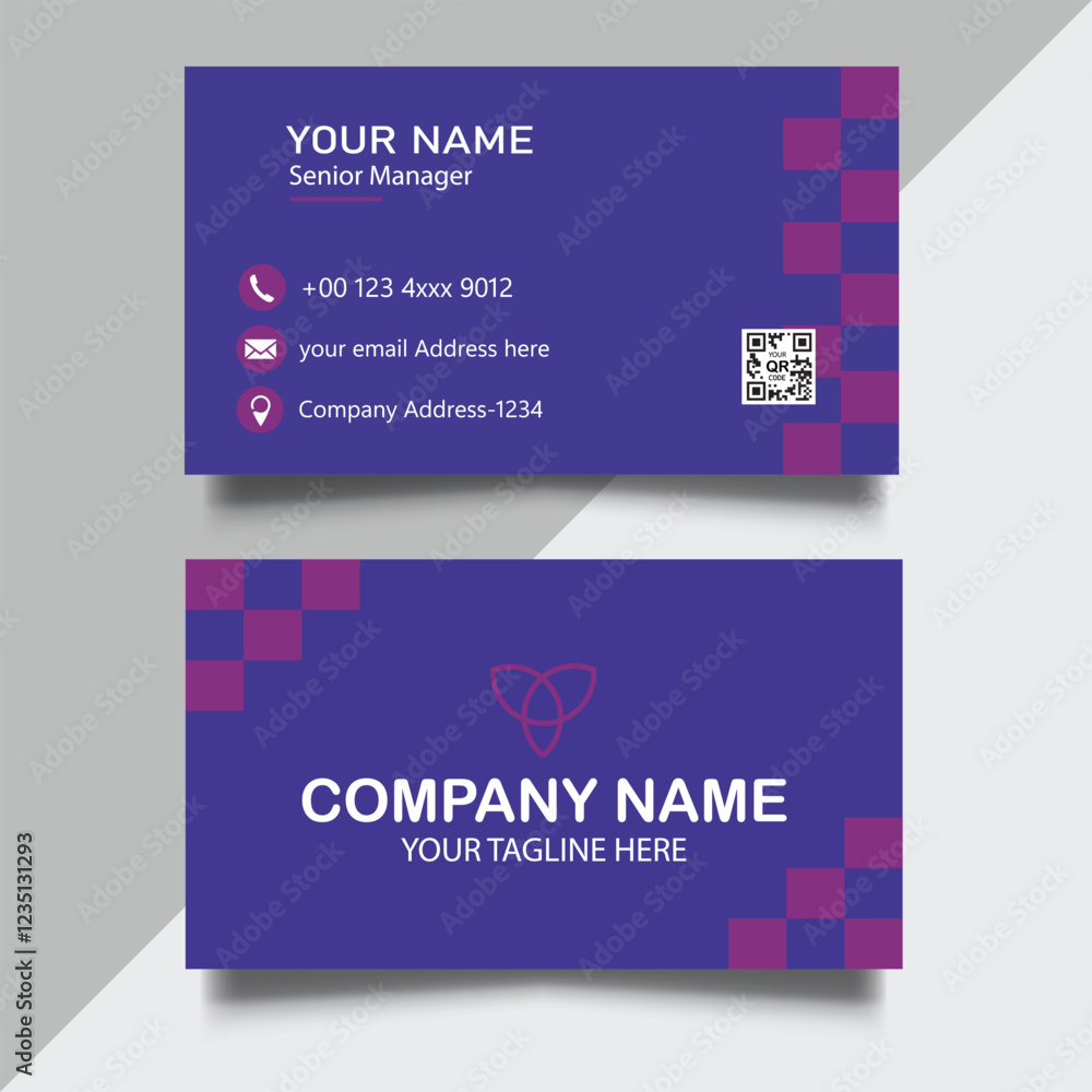 Free vector modern business card design Free vector modern business card design