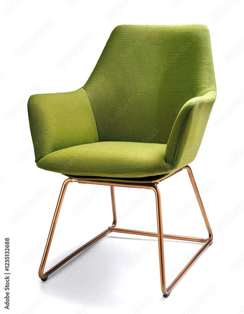 ミッドセンチュリーのデザインの緑のイス。白背景。(mid century design green chair on white background)
ミッドセンチュリーのデザインの緑のイス。白背景。(mid century design green chair on white background)