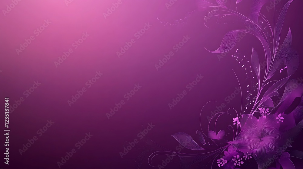 Purple Floral Design Abstract Background Image Purple Floral Design Abstract Background Image