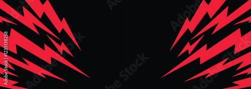 Simple background with gradient zigzag line pattern and some copy space area