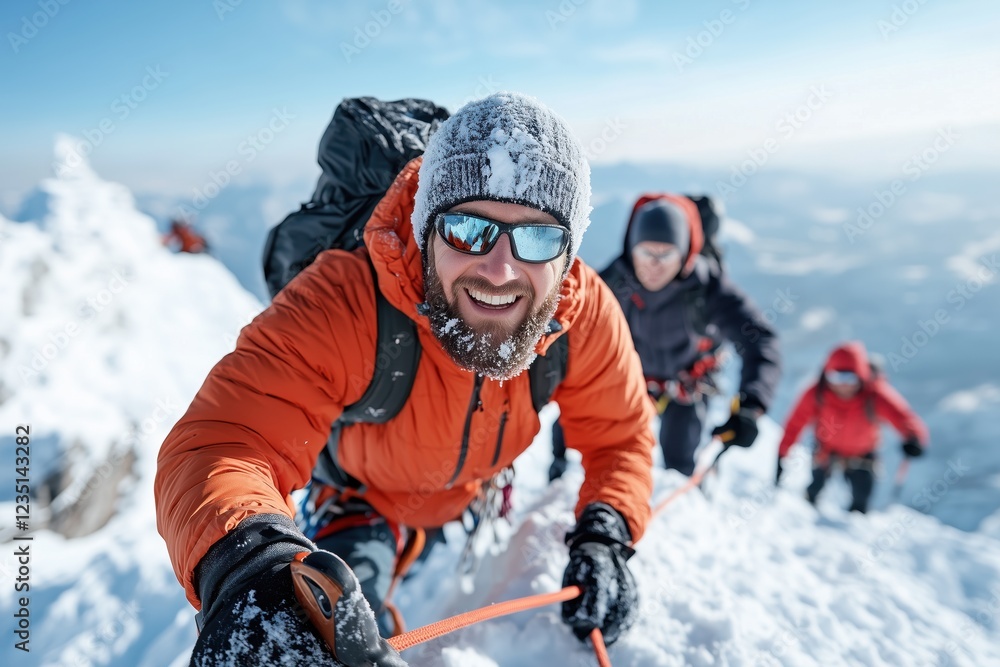 Extrembergsteigen im verschneiten Hochgebirge
Extrembergsteigen im verschneiten Hochgebirge