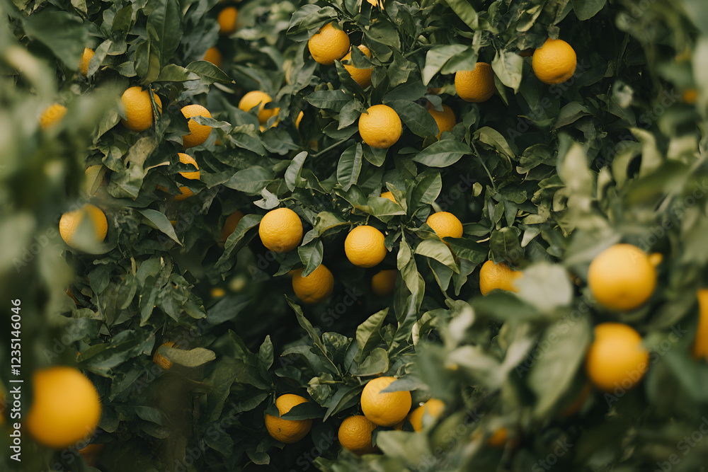Organic orange garden fruit orchard background concept. Close up shot Organic orange garden fruit orchard background concept. Close up shot