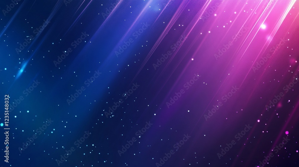 Fototapeta premium Blue and purple light rays speeding in a motion background vector presentation design illustration