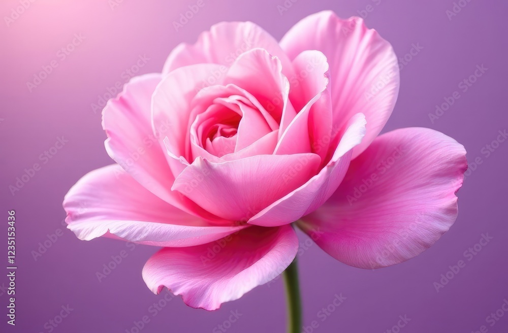 Close-up of a flower. Soft color transitions from pink to purple with a light floral silhouette. Postcard for Women's Day, Mother's Day Close-up of a flower. Soft color transitions from pink to purple with a light floral silhouette. Postcard for Women's Day, Mother's Day