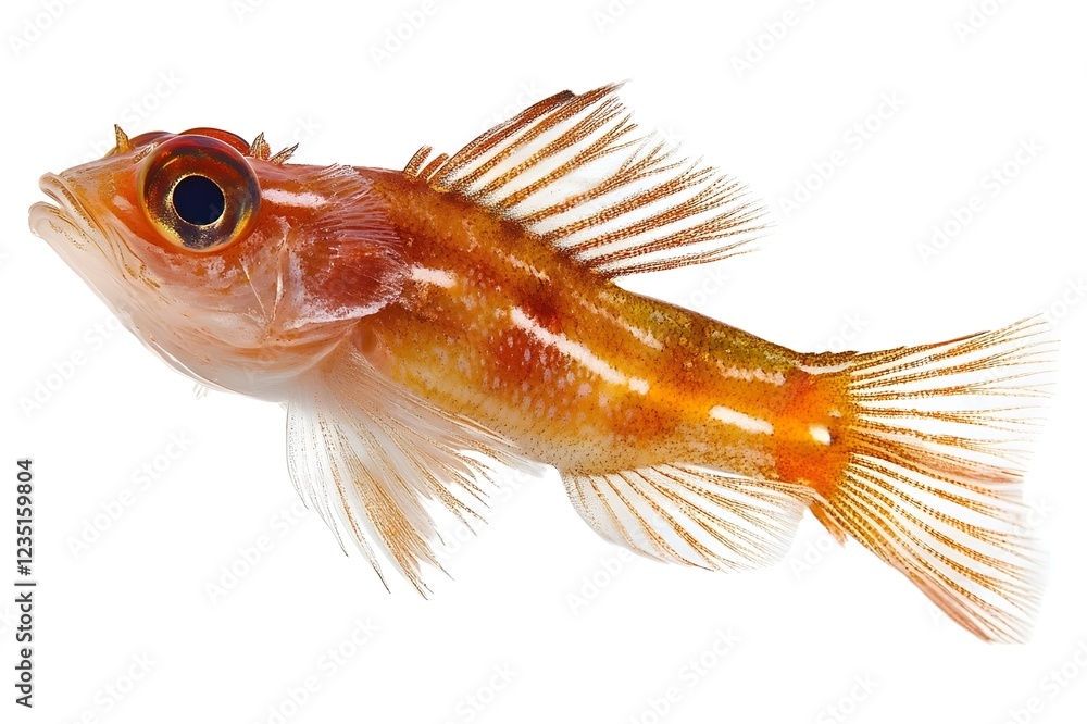 Goby Fish Isolated on White Background. Goby Fish Isolated on White Background.