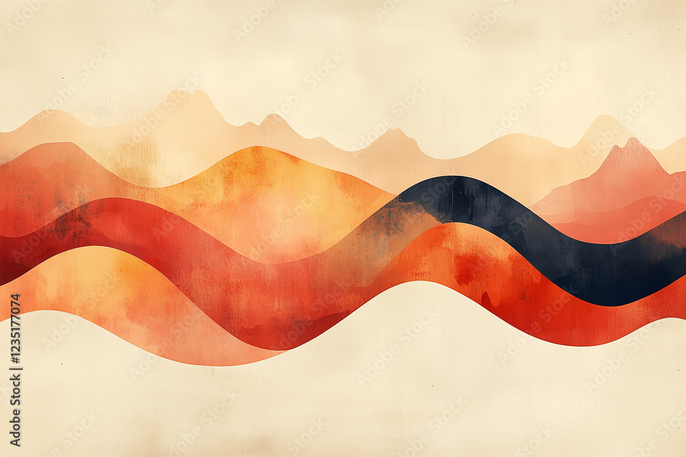 Naklejka premium abstract red background