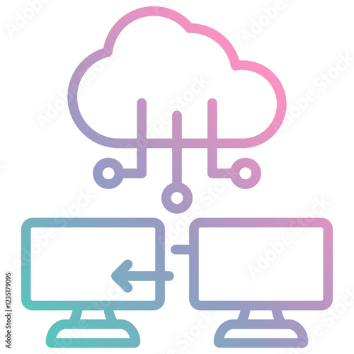 Cloud Computing Icon