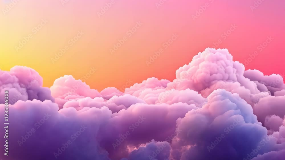 Surreal Dreamy Cloudscape at Sunset with Vibrant Colors Lush Cumulus Clouds in the Sky Capturing the Tranquility and Beauty of Nature in a Stunning Display of Pastel Hues and Soft Textures Surreal Dreamy Cloudscape at Sunset with Vibrant Colors Lush Cumulus Clouds in the Sky Capturing the Tranquility and Beauty of Nature in a Stunning Display of Pastel Hues and Soft Textures