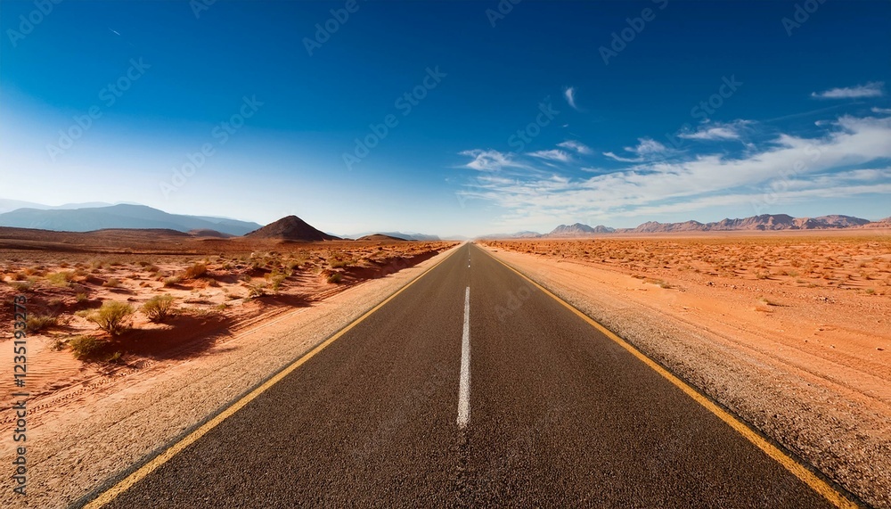 driving an empty road stretched through a desert landscape during a sunny day driving an empty road stretched through a desert landscape during a sunny day