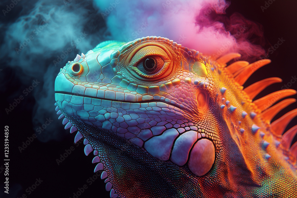 Portrait of an Iguana