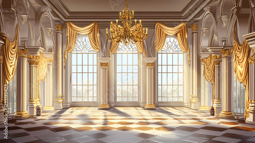 medieval banquet baroque room