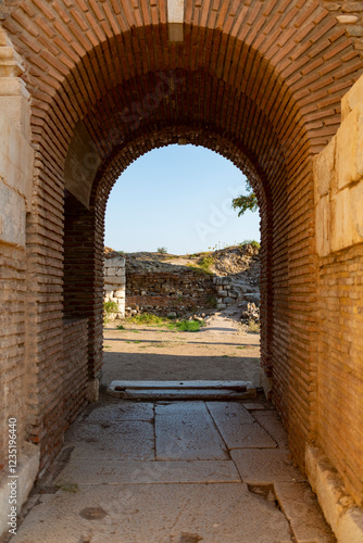 Sardis was the capital of the flourishing Lydian kingdom of the 7th century bce and was the first city where gold and silver coins were minted. From about 560 to about 546 Sardes Ancient City