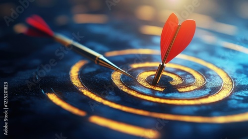 Customer-centric concept with a business focusing on putting the customer at the center of decisions